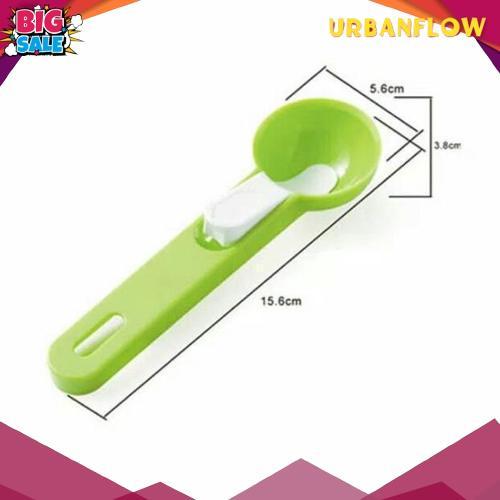 Sendok Scoop Ice Cream Buah Plastik COD