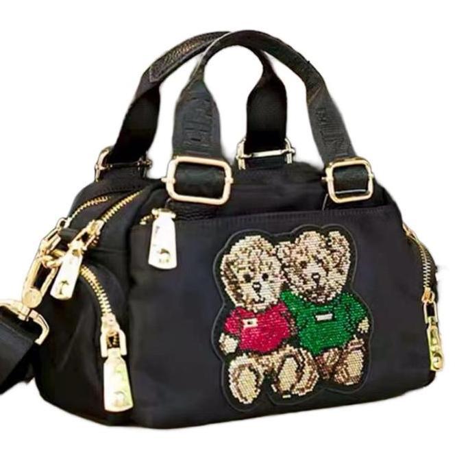 371-2 Beruang Kembar Tas Selempang Wanita Premium Design Cantik Dan Elegan