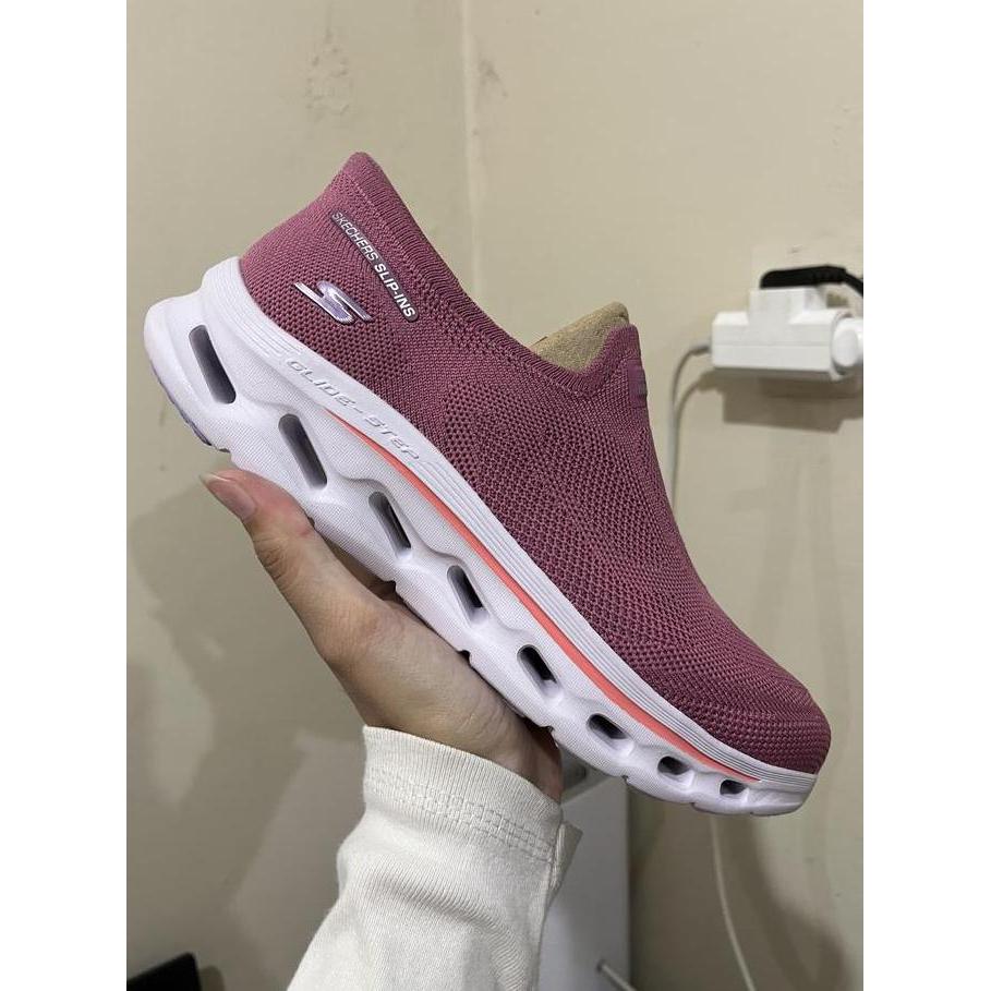 SEPATU SKECHERS GO WALK GLIDE STEP 2 WANITA 125120MVMT MAUVE