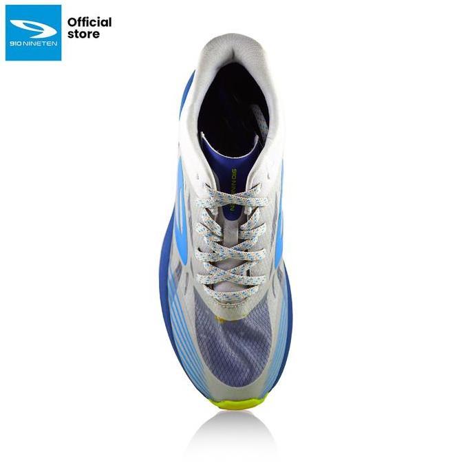 Sepatu Running Ori 910 - Haze Vision Abu Muda/Biru/Kuning