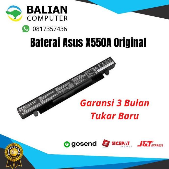 Baterai Original Laptop Asus X550 x550v x550vb A41-X550A