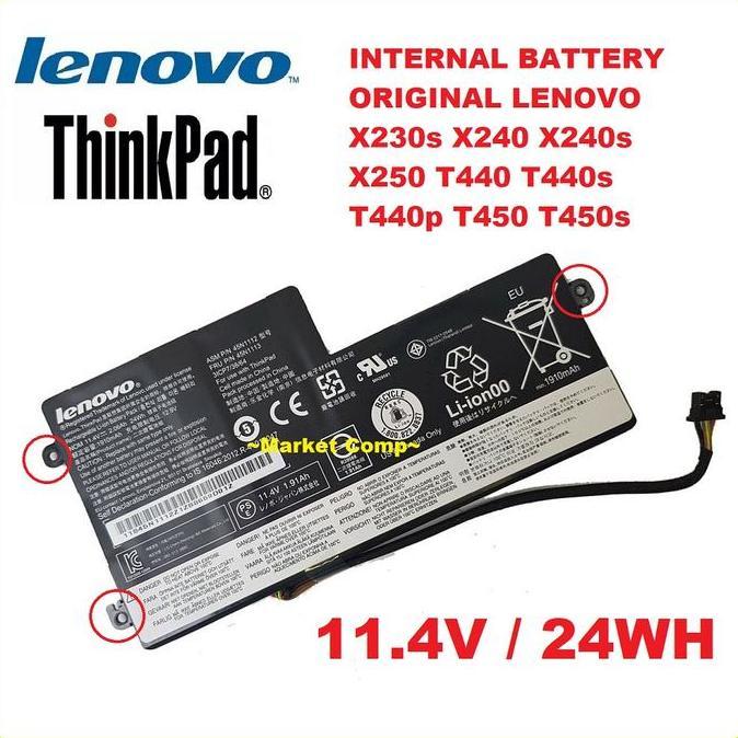 INTERNAL BATERAI ORIGINAL LENOVO THINKPAD T450 T440p T440s T440 T450s