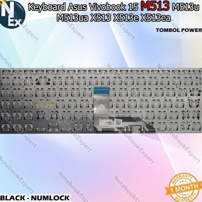 Keyboard Vivobook 15 K513 K513E K513EA K513EQ M513 M513U Black