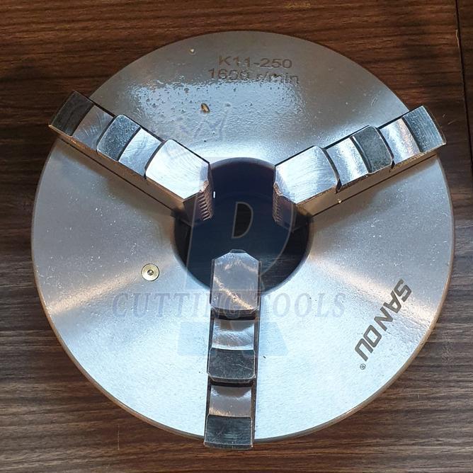 Chuck Bubut 10In Sanou K11 250 - Claw Bubut 10In Sanou 3 Jaw - Catok