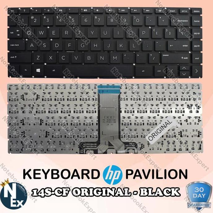 Keyboard HP Original 14s-CF 14S-DK 14S-DF 14-DG 14-DF 14-CF Black