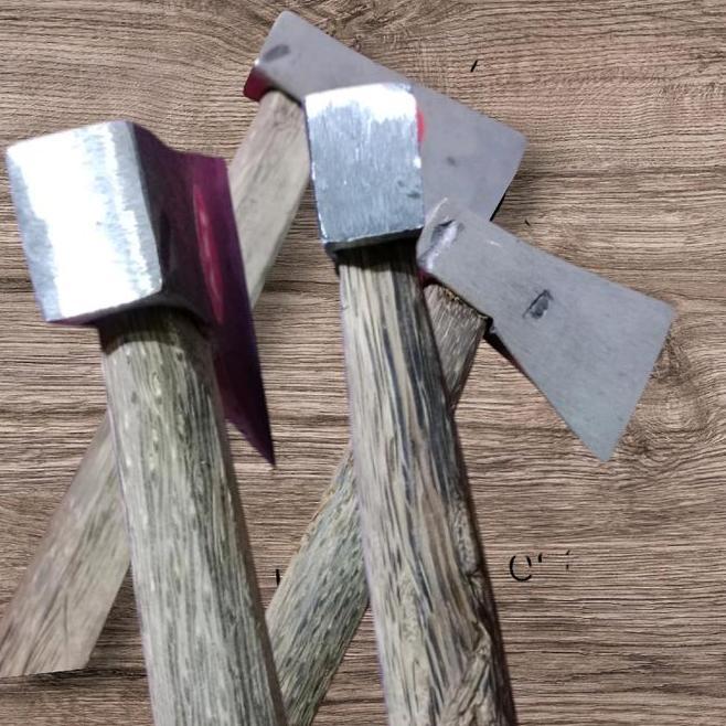 Palu Kampak Baja Per Ukuran Standart Dan Besar Untuk Merapikan Kayu Dan Beton