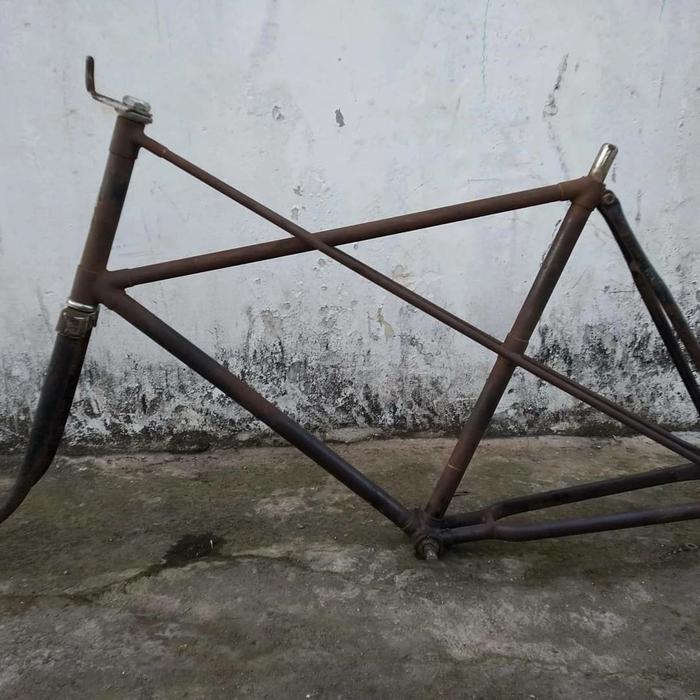 Frame Sepeda Onthel Ontel 28 - Frame Dalangan Sepeda Ontel Kebo Unto Original Dan Terpercaya