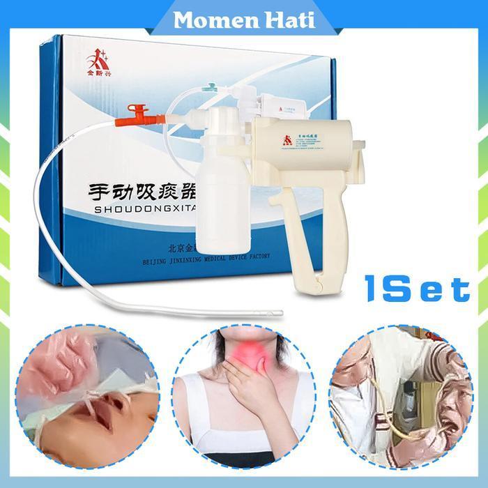 1Set Alat Penyedot Dahak Dewasa Suction Pump Portable Alat Sedot Dahak Original Dan Terpercaya