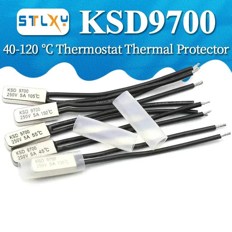 KSD9700 250V 5A 40~105 Degree Bimetal Disc Temperature Switch Normal Close Closed Thermostat Thermal