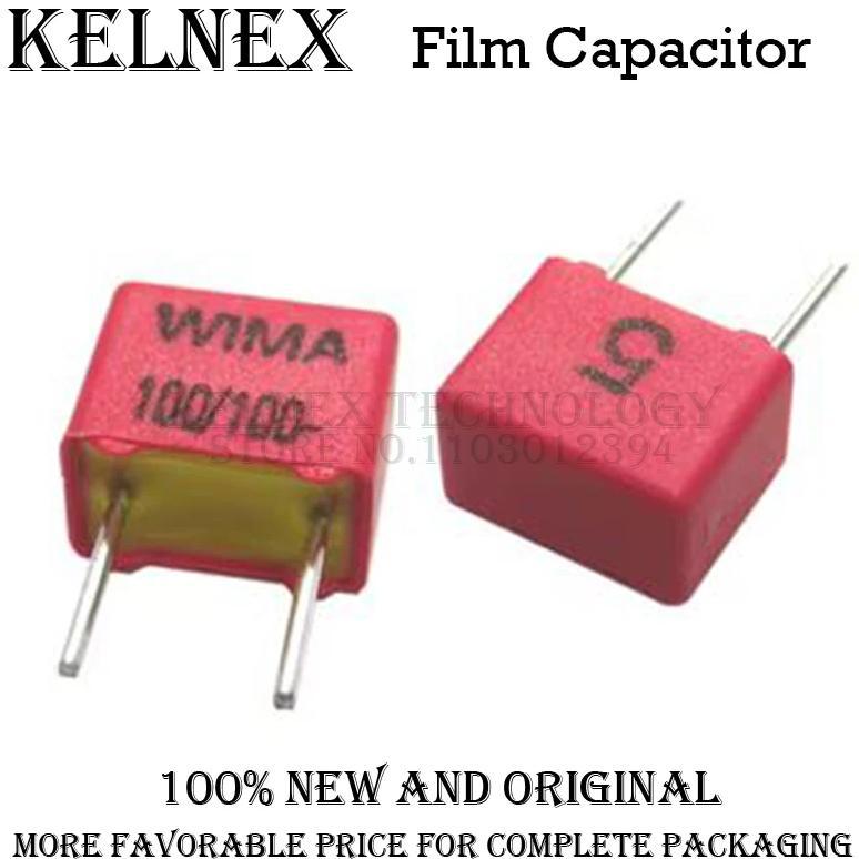 2PCS WIMA RED MKS2 5MM Film Capacitor Hi-Fi Audio 0.1UF 1NF 0.01UF 1UF 1.5UF 10UF 22NF 2200PF 0.22UF