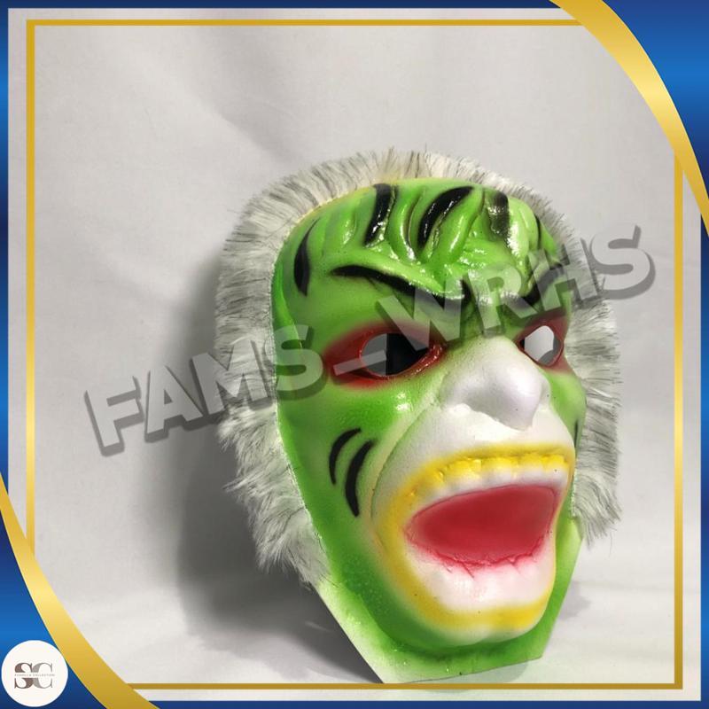 Topeng Hanoman Hijau Spons Topeng Hulk Topeng Anoman Topeng Anak NEW COD