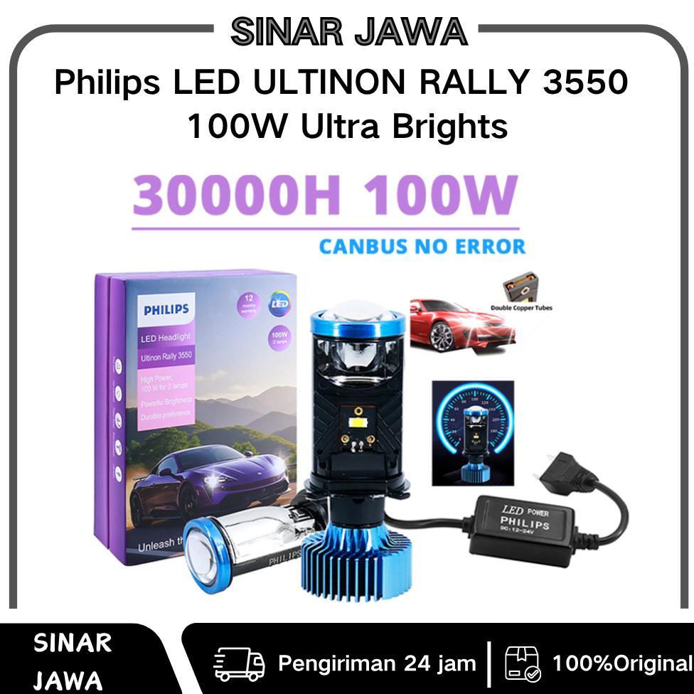 LED Philips Ultinon Rally 100 Watt Lampu Mobil Philips LED ULTINON RALLY 3550 100W Ultra Brights