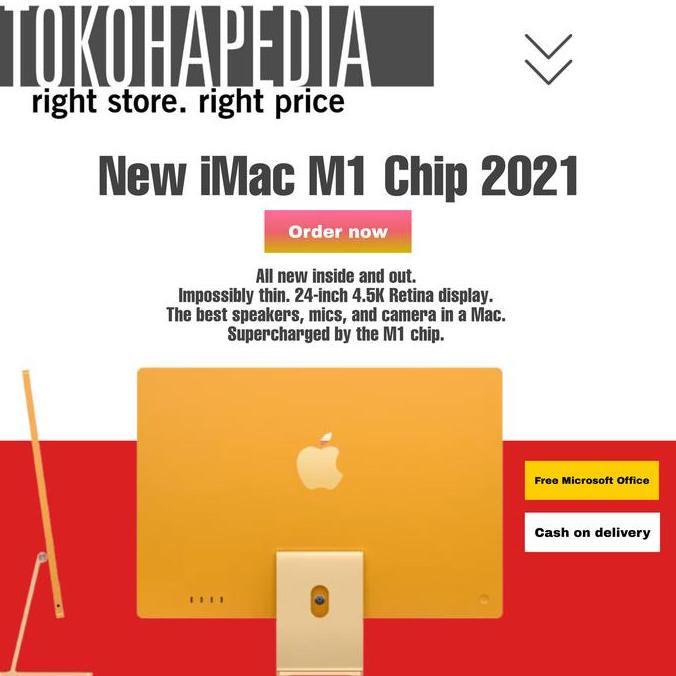 Apple iMac M1 Chip 2021 256GB 24-inch 4.5K Retina display