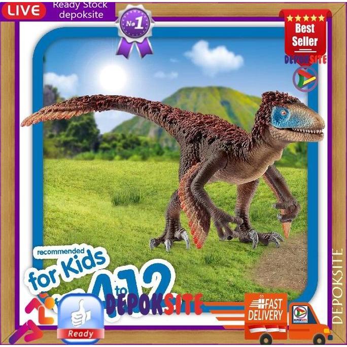 Utahraptor Figure Dinosaurus Mainan Pajangan Koleksi Jurassic Park