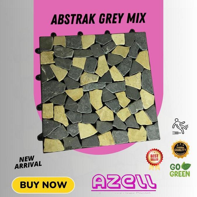 Decking Tile - Batu alam bongkar pasang - Ubin mosaic - decking tile batu alam Promo