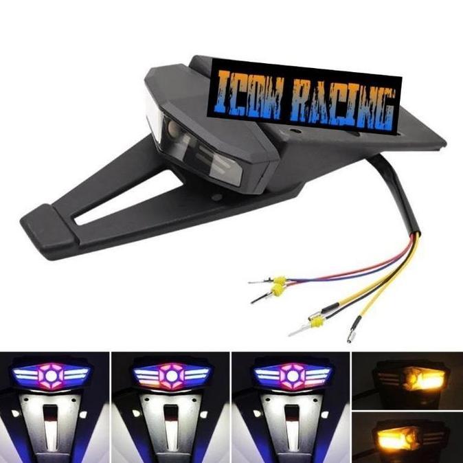 STOPLAMP SEIN LED KLX DTRACKER STOPLAMP 3 IN 1 KLX SPAKBOR BELAKANG KLX150 LED STOP PLUS SEN
