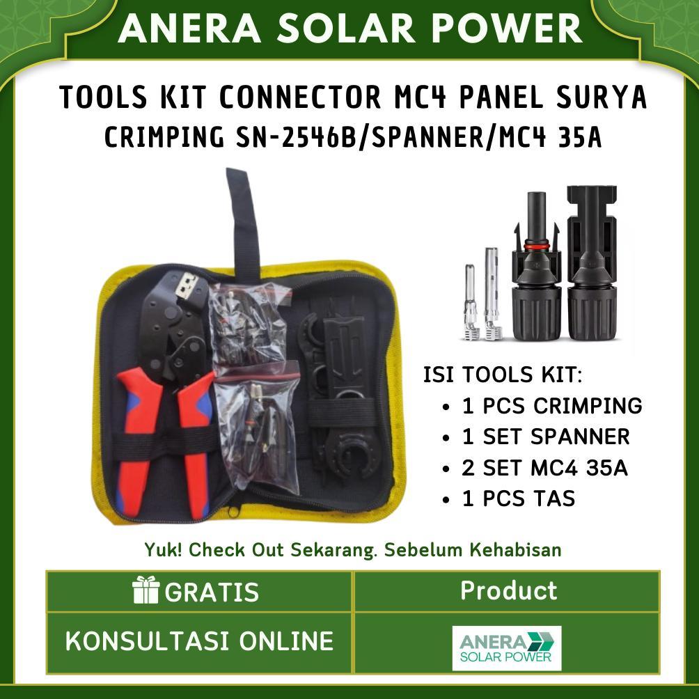 Tools Kit Panel Surya Crimping Panel Surya Crimping MC4 Tang Press Kabel Listrik