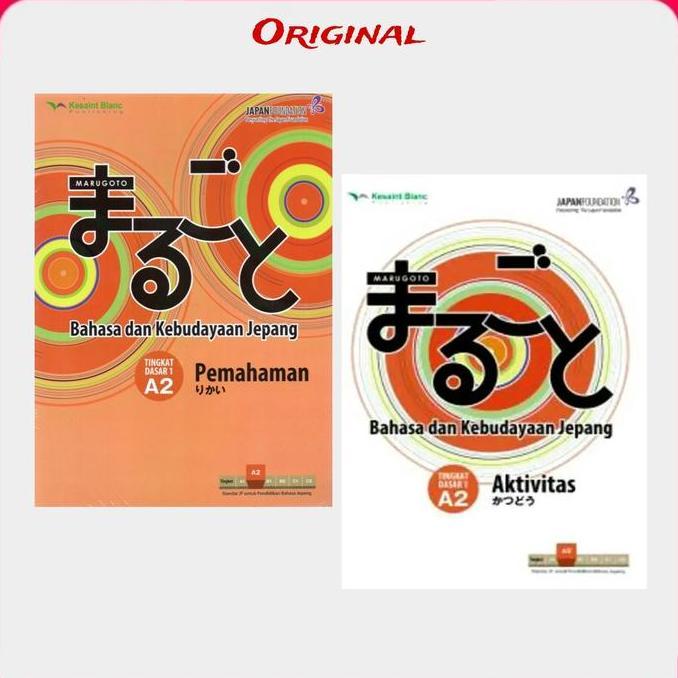 Buku Bahasa Jepang " Paket Marugoto A2 Jepang Pemahaman & Aktivitas