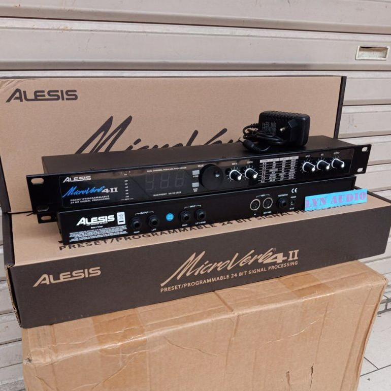 Efek Vocal Alesis Microverb 4 Ii 24 Bit Kuping Besi Made In Taiwan Microverb4 Ii
