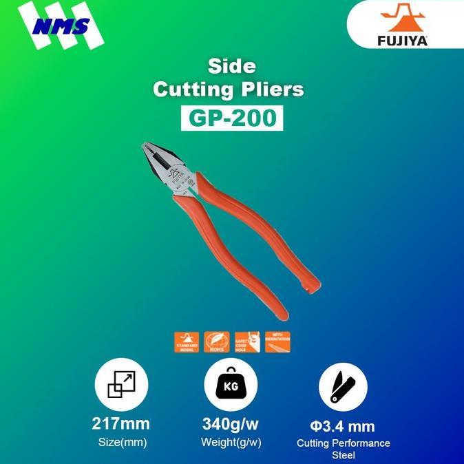 Tang Potong FUJIYA GP-200 Side Cutting Pliers Japan