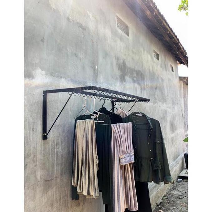 ORIGINAL Jemuran Lipat Praktis | Jemuran Baju Simpel Bahan BesiGratis Baut READY STOCK