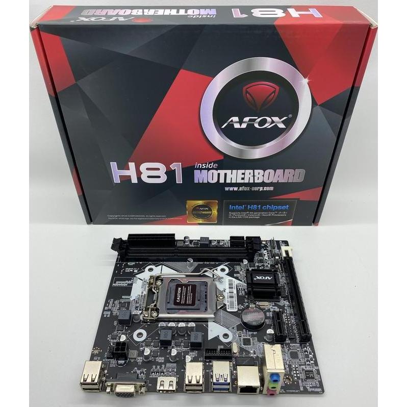 TERMURAH - MOTHERBOARD AFOX H81 LGA 1150