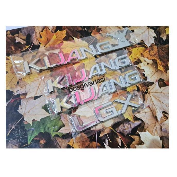 Emblem kijang kapsul lgx / emblem logo kijang lgx / emblem kijang kapsul kepala belakang kijang / ki