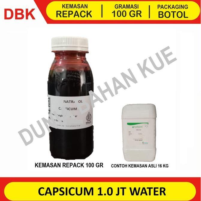 Capsicum Oleresin - ekstrak cabai / cabe 1jt SHU Water Soluble - REPACK 100 GR