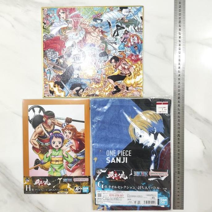 Ichiban Kuji long towel anduk handuk panjang one piece monkey d Luffy NAMI zoro sanji robin ace shan