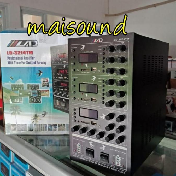 Promo AMPLI LAD LD 3214 TM AMPLIFIER WALET LAD 3214TM 3 PLAYER ORIGINAL Diskon