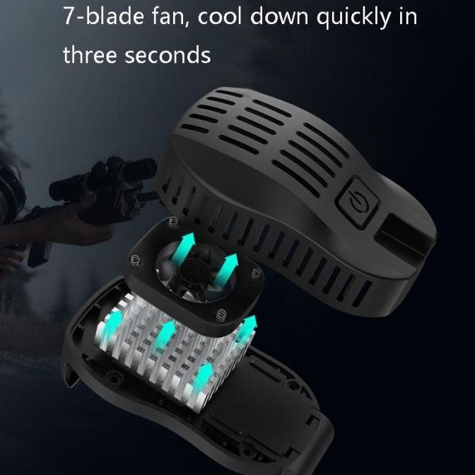 Cooler HP Semiconductor Fan Cooling Fan Radiator Kipas Gaming PUBG murah