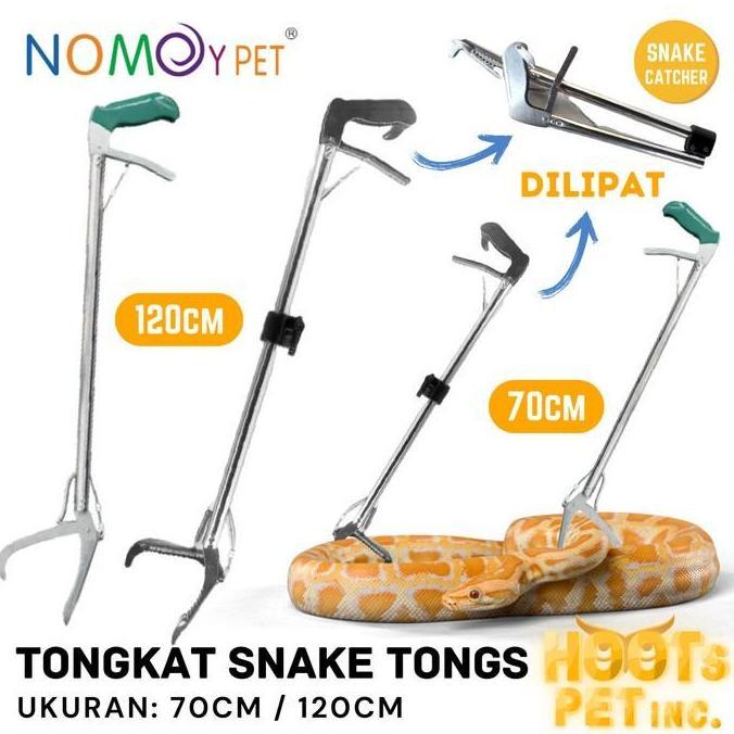 TERBARU - SNAKE TONGS 70 120CM PENJEPIT PENANGKAP PENGAIT TONGKAT HOOK STIK ULAR