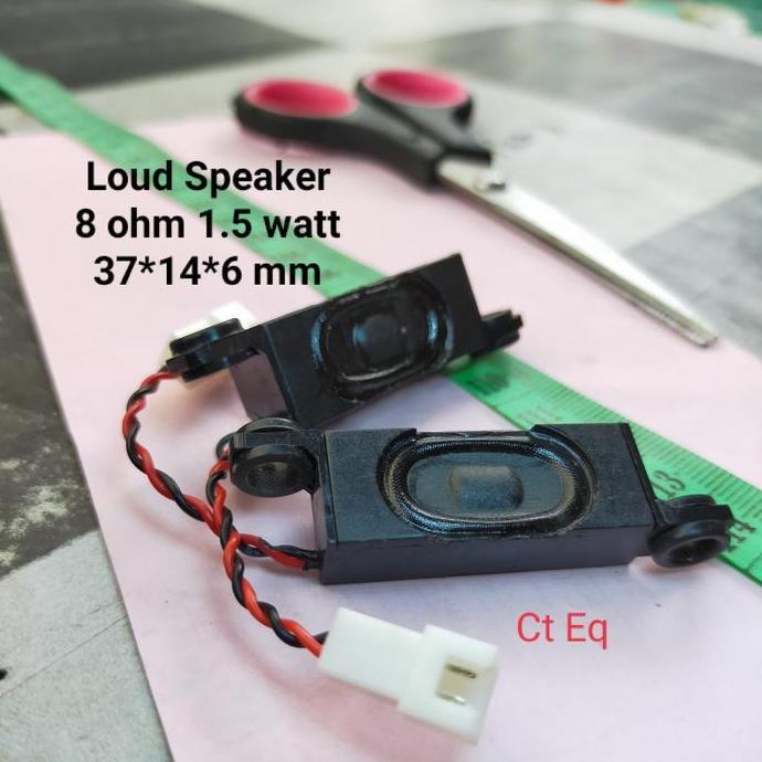 Promo Speaker 8 ohm 1.5 Watt panjang 37Mm Lebar 14Mm tebal 6Mm ada kabelnya Diskon