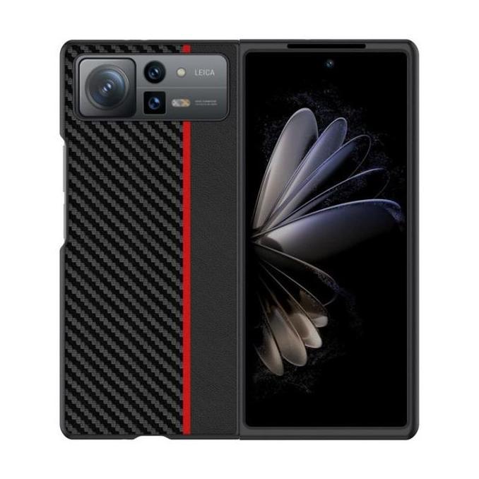 Xiaomi Mix Fold 2 Case Premium Carbon Fiber Leather