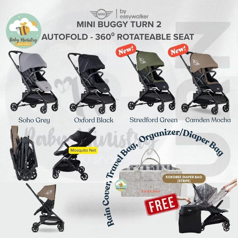 Easywalker Mini Buggy Turn 2  Stroller NEW VERSION / EASYWALKER MINI BUGGY TURN STROLLER