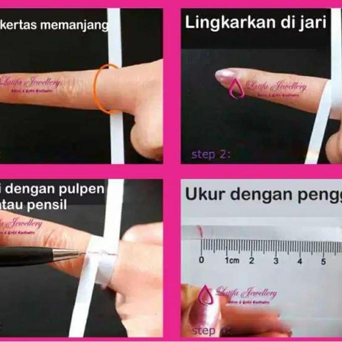 Cincin Couple Model List Permata Elegant Emas Asli