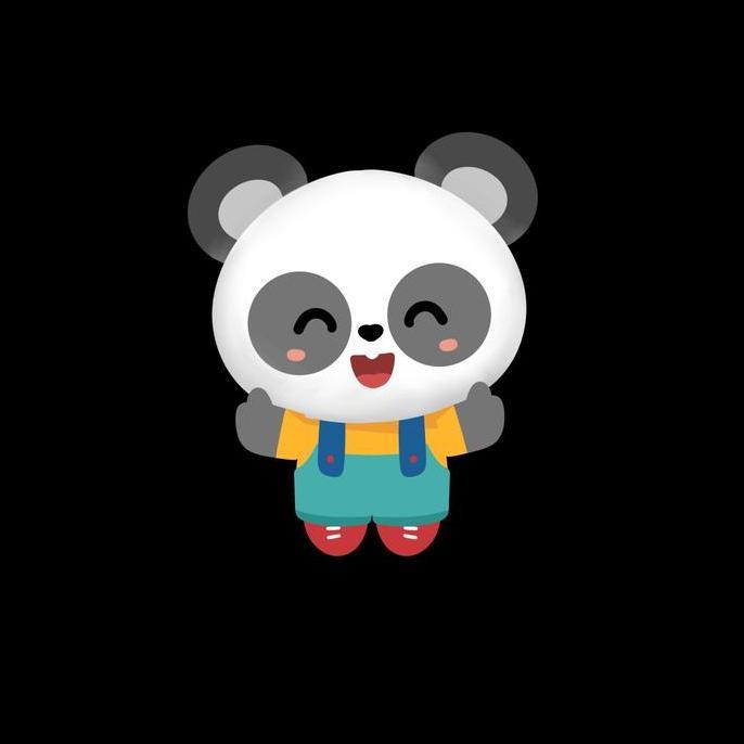 SIAPKIRIM Kostum badut panda request READY STOCK