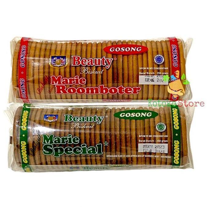 Marie Beauty Gosong / Biskuit Marie Gosong Roomboter Special 250gr murah