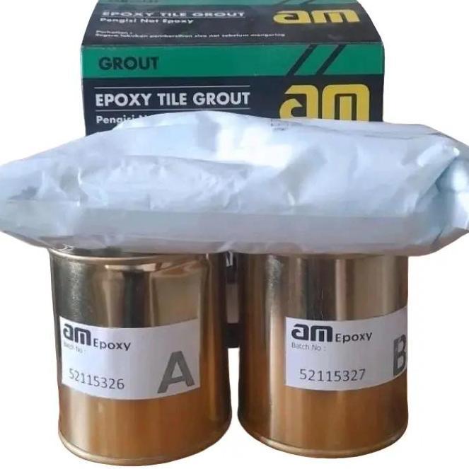 Am 55 White Epoxy Tile Grout Pengisi Nat
