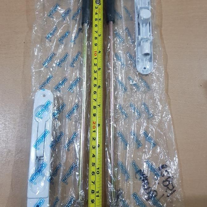 grendel tanam pintu kaca alumunium flush bolt dekson