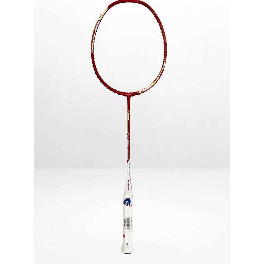 ASLI Mizuno Caliber S-Pro Cherry Wine/White/Yellow Raket Badminton READY STOCK