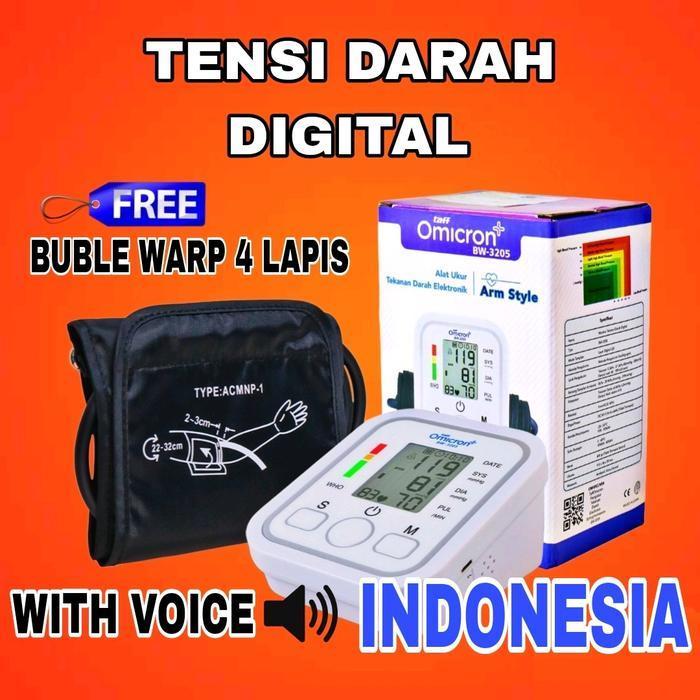TENSI DARAH DIGITAL TAFF OMICRON  TENSIMETER DIGITAL DENGAN MANSET LENGAN
