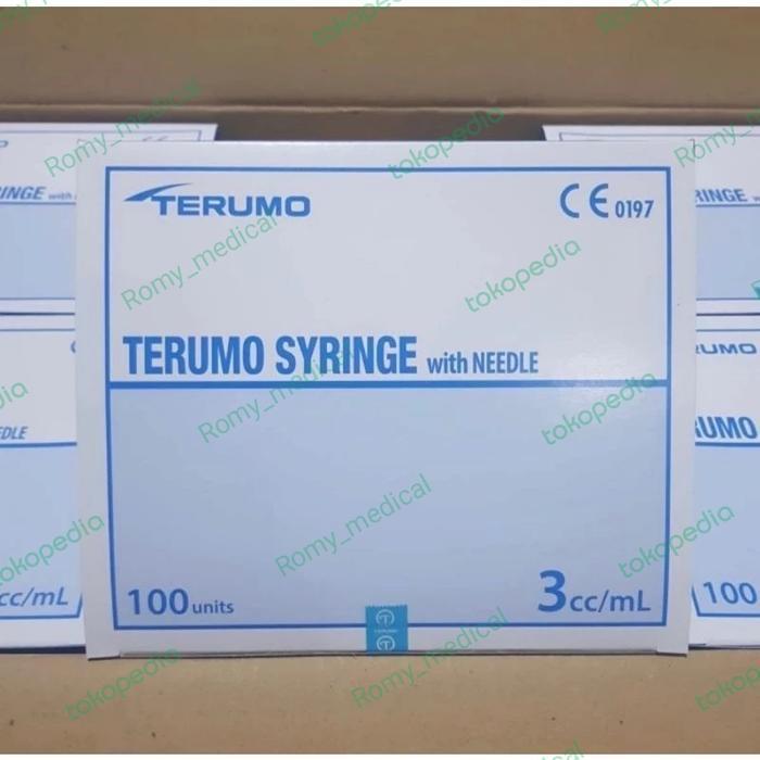 syringe 3 ml terumo/spuit 3 cc terumo