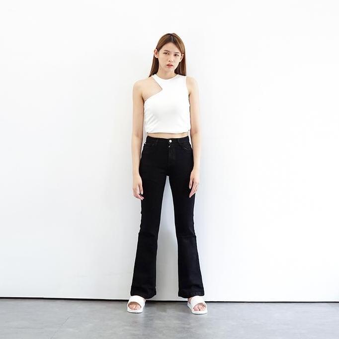 BCK-Celana Jeans Cutbray Wanita Flexia