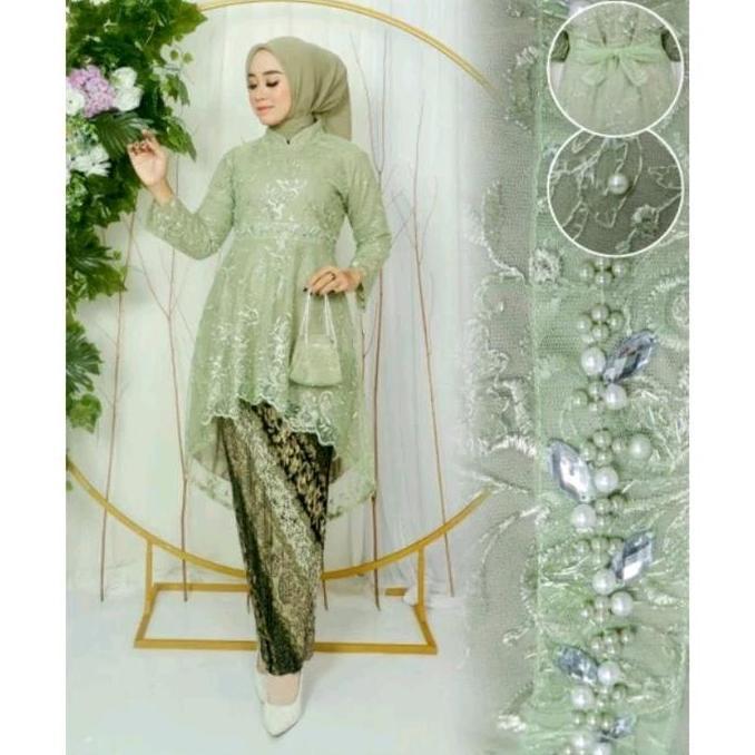 KEBAYA MURAH  SETELAN BAJU KEBAYA DEWASA MODERN MODEL ATASAN KEBATA TUNIK LESTI KEJORA KEBAYA BUAT B