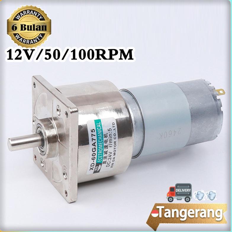 60GA775 Motor DC Gear Box 50-RPM / 100-RPM XD-60GA775 Gir Box