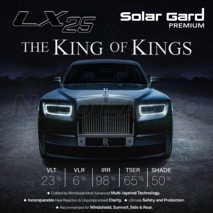 OK SOLARGARD LX25 DEPAN+FULL SKKB PHANTOM SANTA FE ( SUNROOF LX) //