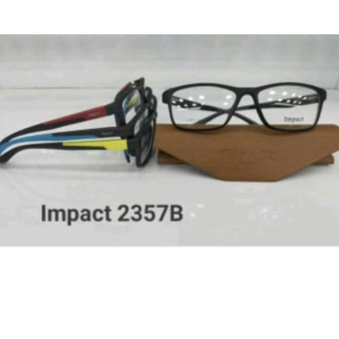 Kacamata Impact 2357B berikut dengan lensa leinz progresif photocromic
