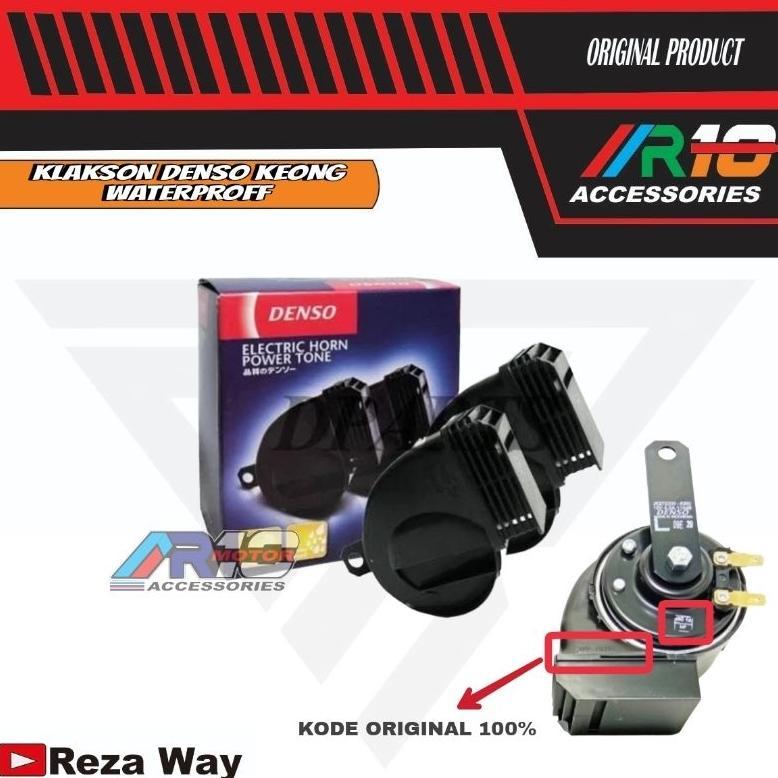 KLAKSON DENSO KEONG WATERPROFF ORIGINAL KLAKSON DISK AVANZA MOTOR DAN MOBIL