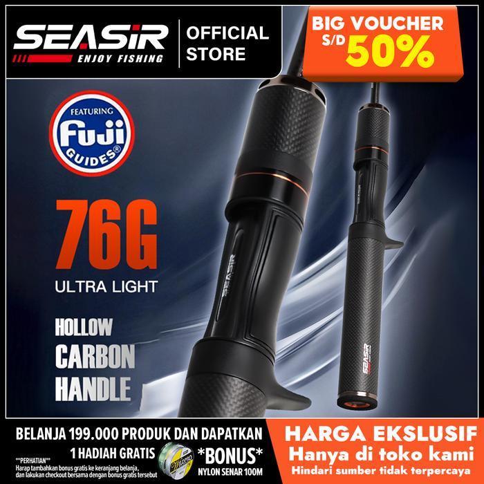 Seasir X Seahunter Black Arrow Joran Pancing, Fujl O Joran Bc Casting/Spinning 1.5M/1.68M/1.8M 76G B